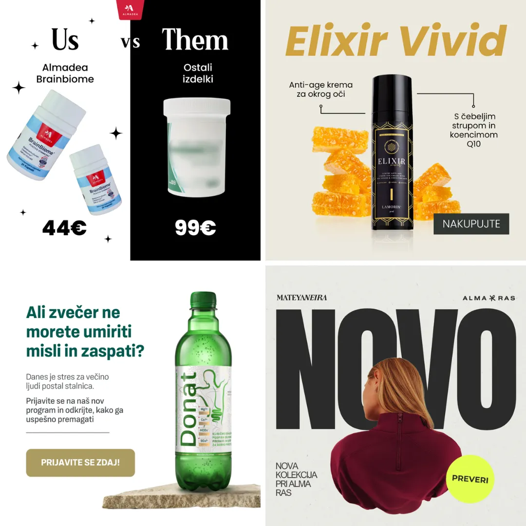 Product comparison & beauty ad creatives