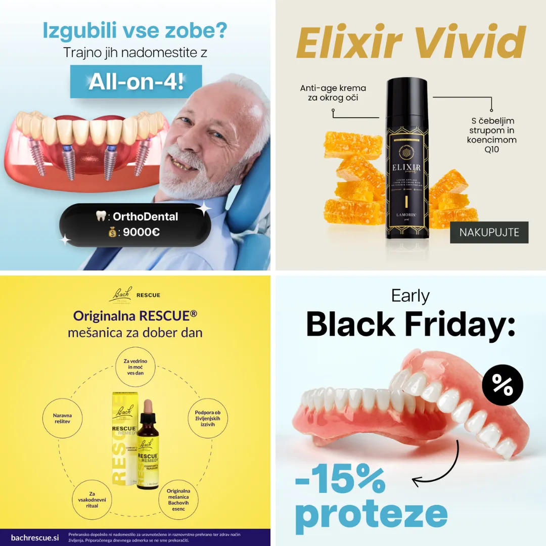 Dental, beauty & supplement ad creatives