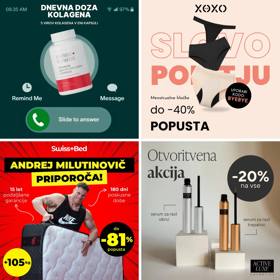 Social media ad creatives: beauty & lifestyle