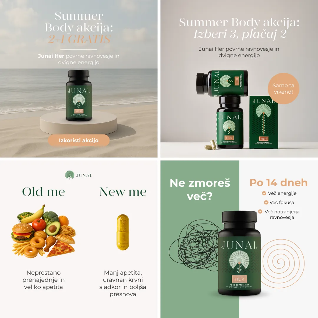 Junai supplement campaign creatives